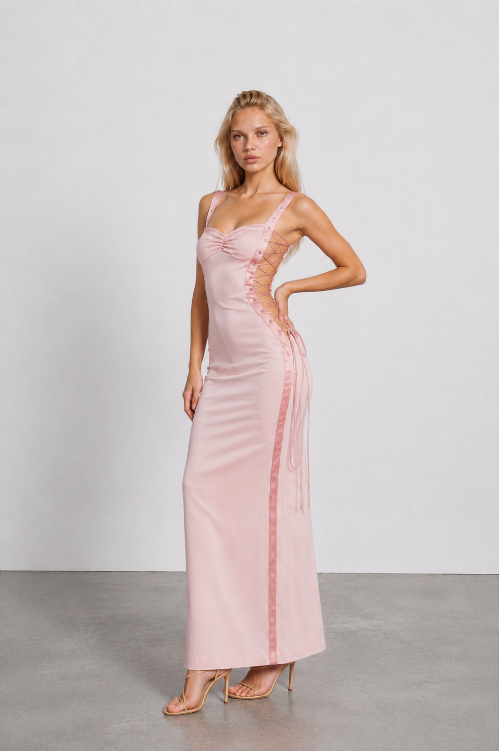 Amora Lace-Up dress