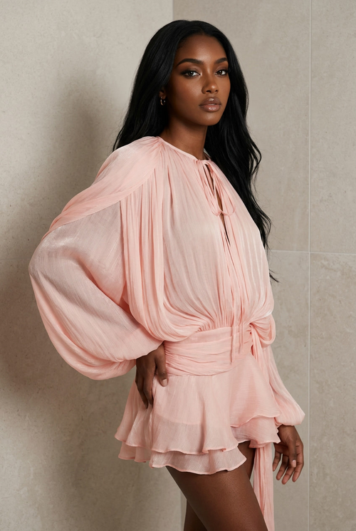 Blush Éclat Mini Dress