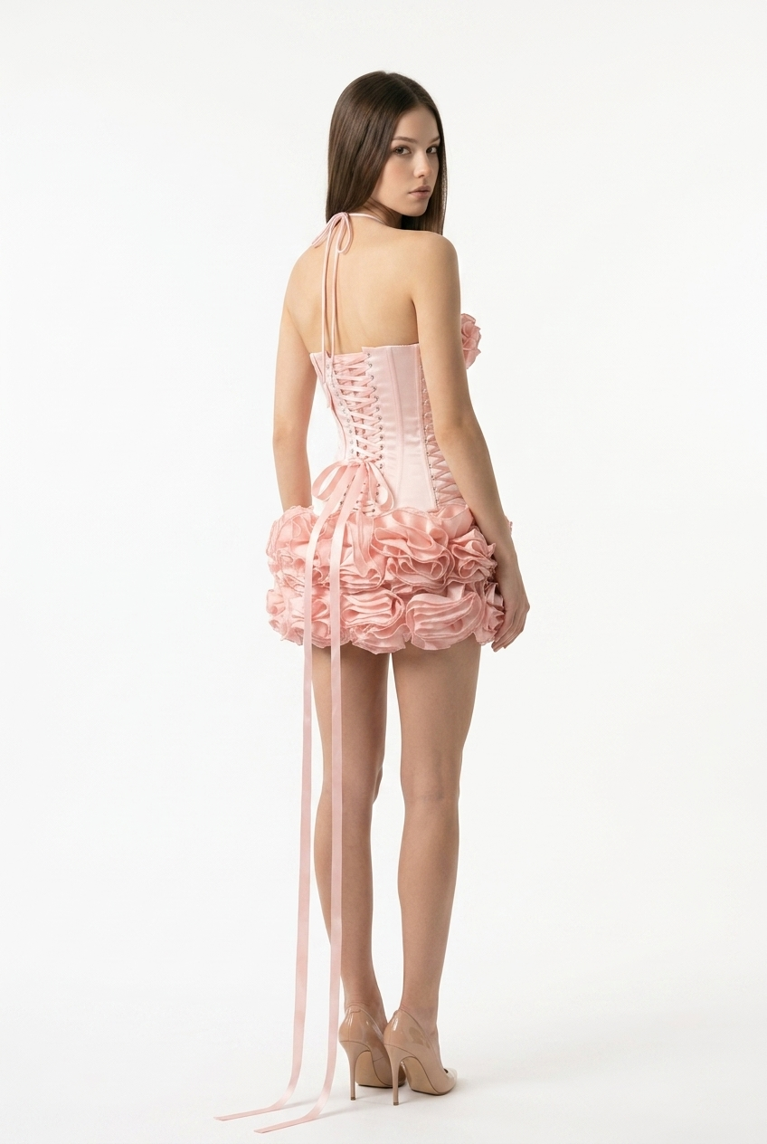 Rosette mini pink Set