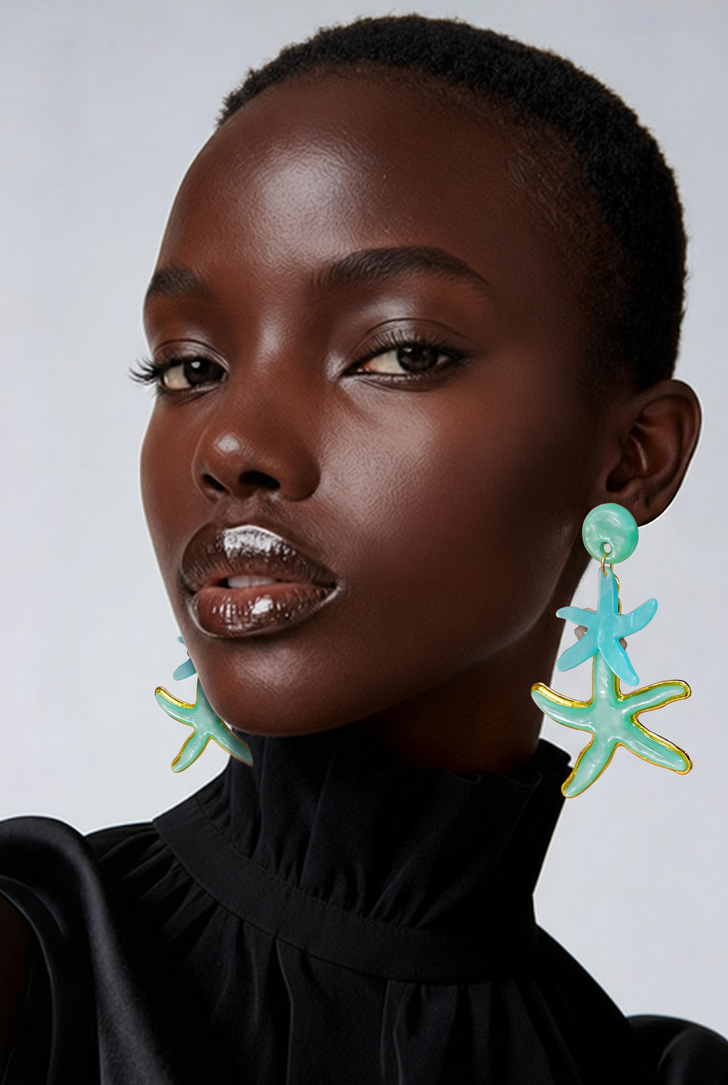 Blue Lagoon Starfish Earrings