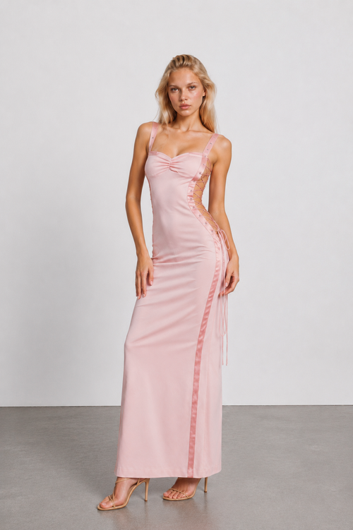 Amora Lace-Up dress