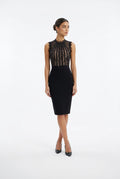 Veloura Lace Midi Dress