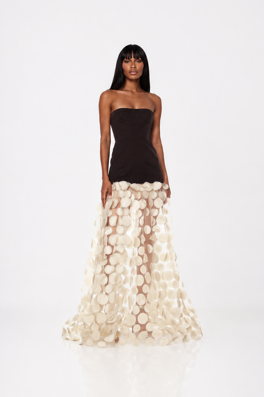 White Midnight Noir Dress