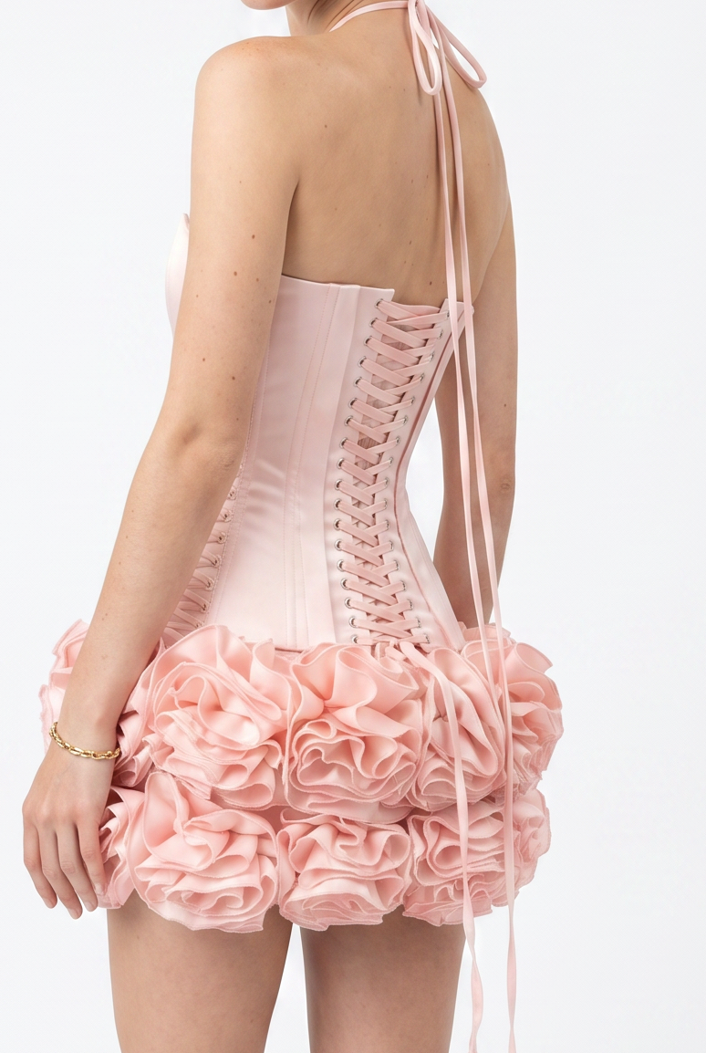 Rosette mini pink Set