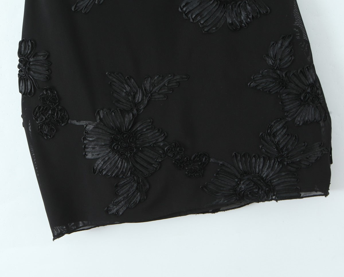 Raven bloom mini dress