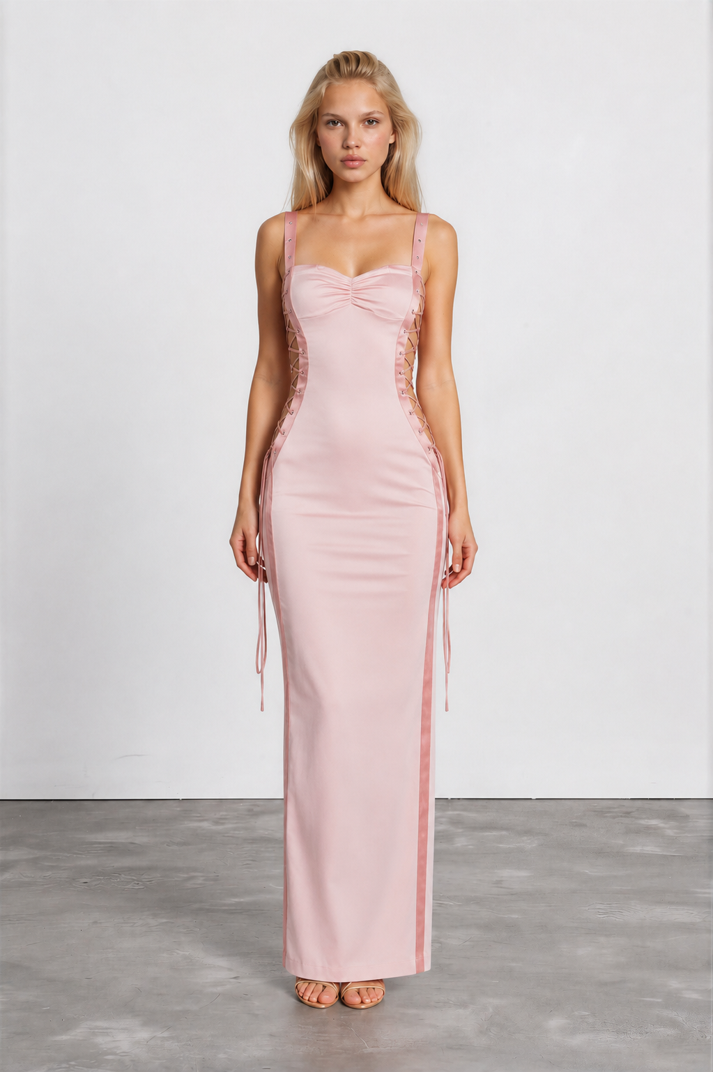 Amora Lace-Up dress