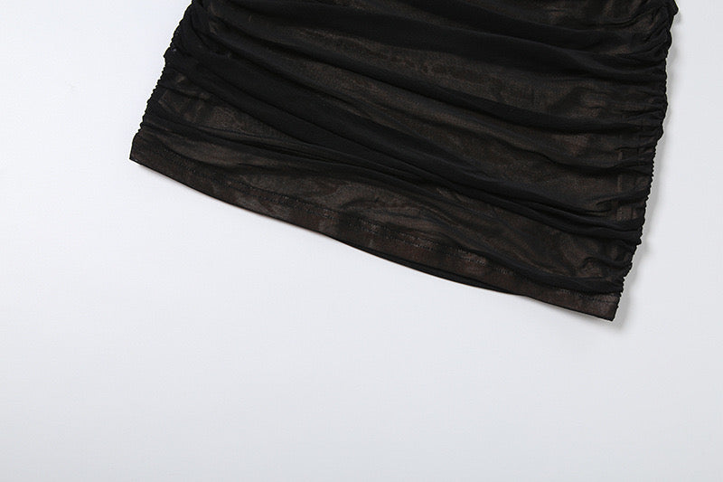 Léonie Noir Mini Dress
