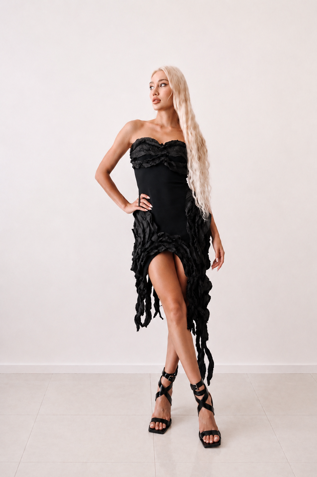 Sculpted Bloom Dress