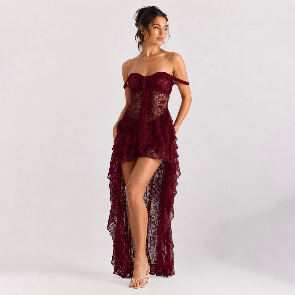 Scarlet Lace dress